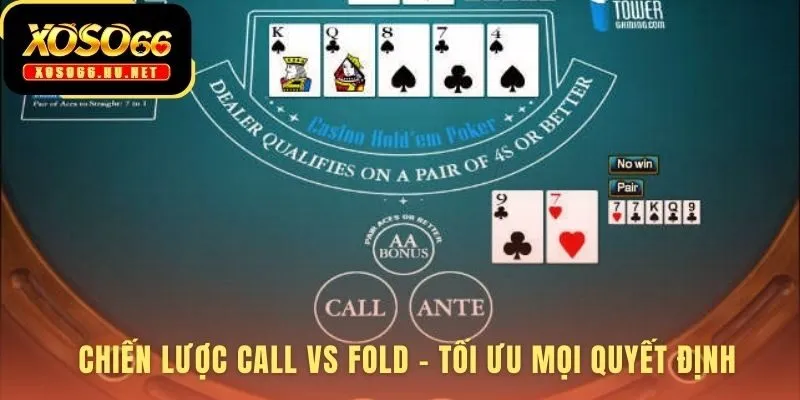 Chiến lược Call vs Fold là khoảnh khắc quyết định ván bài